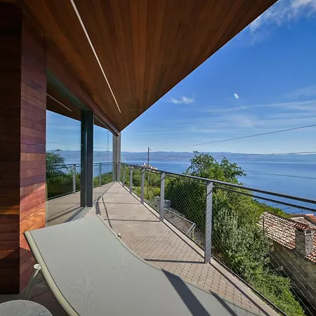 Villa Sensational Istria Scenice Platinium 5 Bedrooms Stunning Sea Views Sauna And Gym Opatija